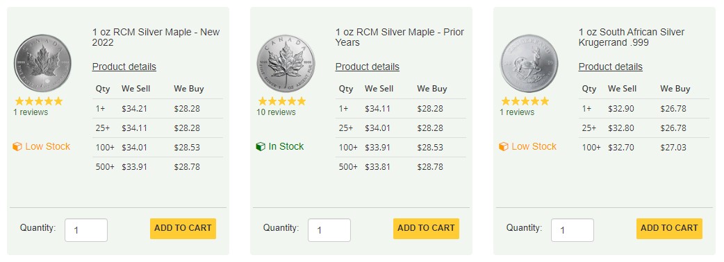 atlantic gold and silver silver coins